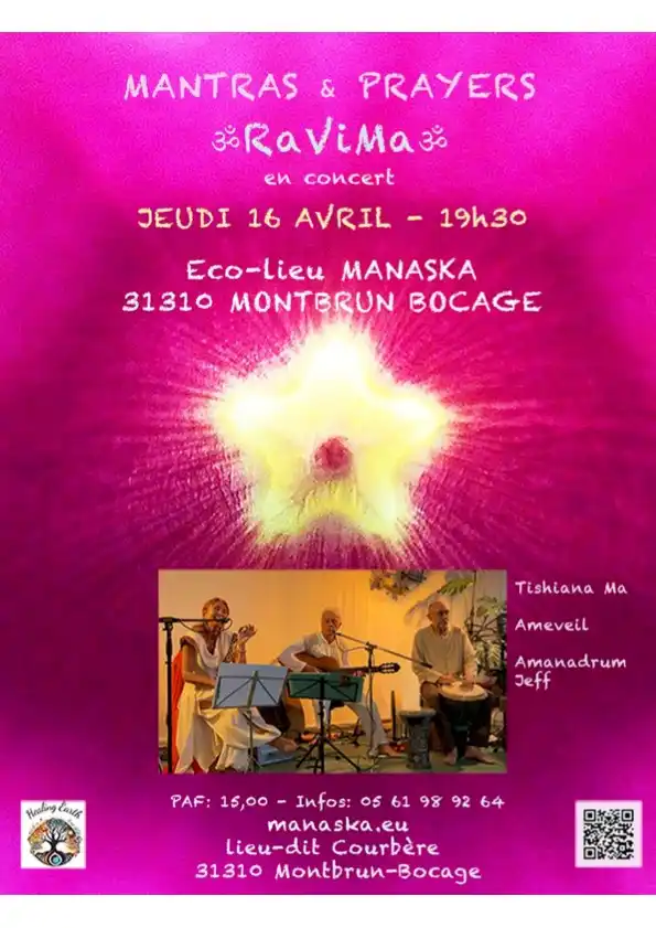 Jef joue avec RAVIMA en concert Le 16 avril 2026 à l'éco lieu Manaska