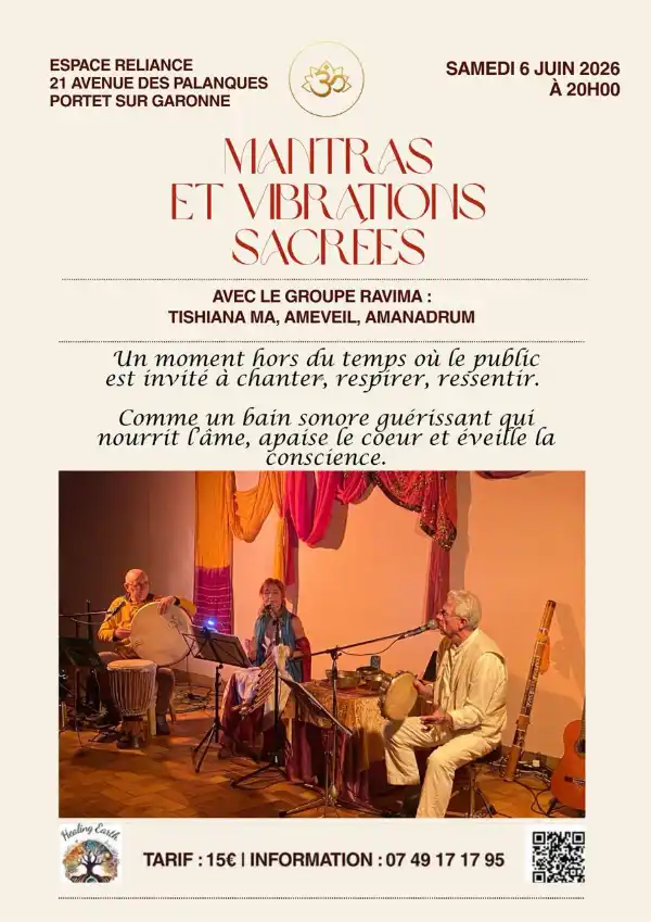 Jean-François (Amanadrum) will perform with RAVIMA in concert on June 6, 2026, in Portet